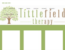 Tablet Screenshot of littlefieldpt.com
